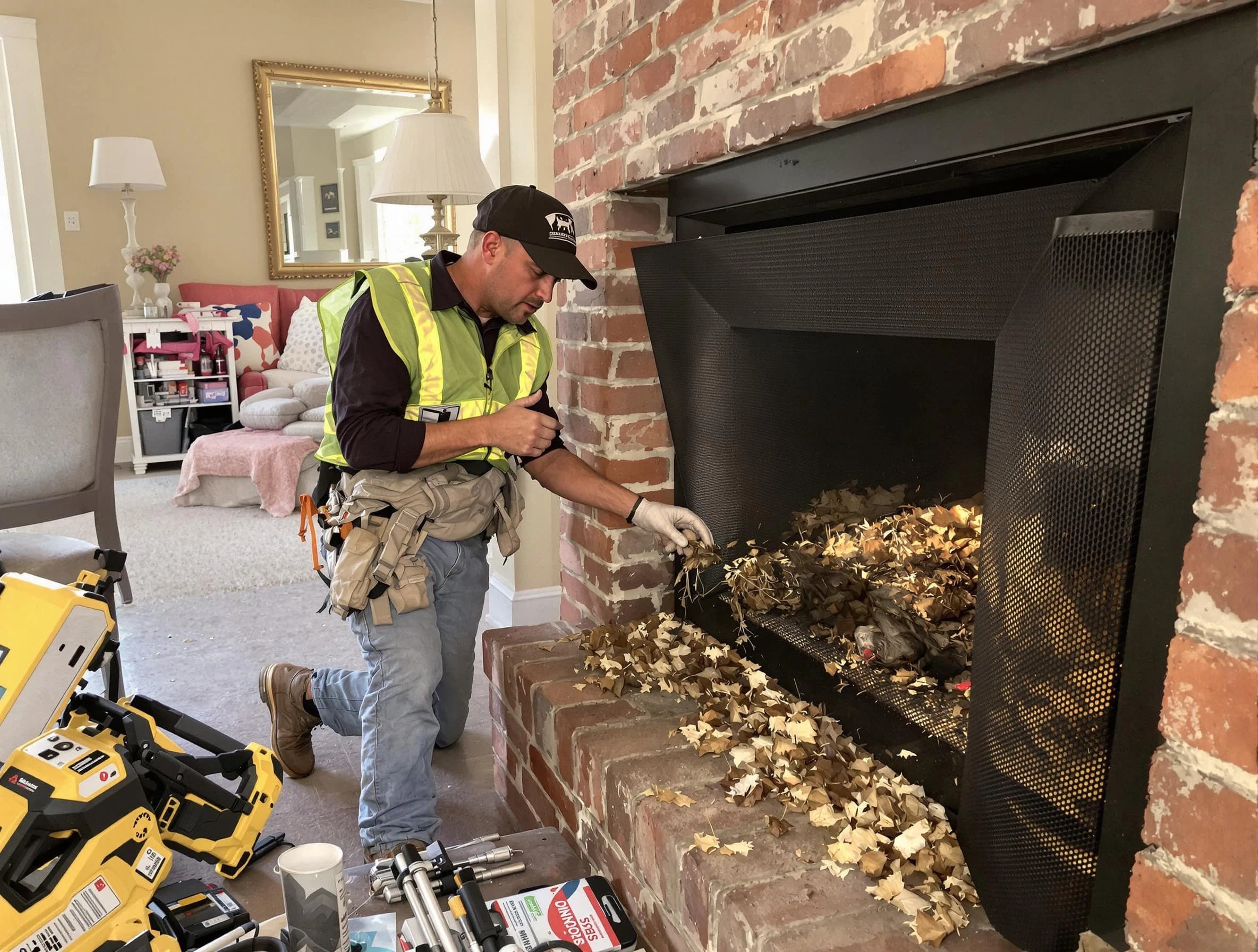 Safe screening installation by Salem Chimney Sweep in Salem, MA