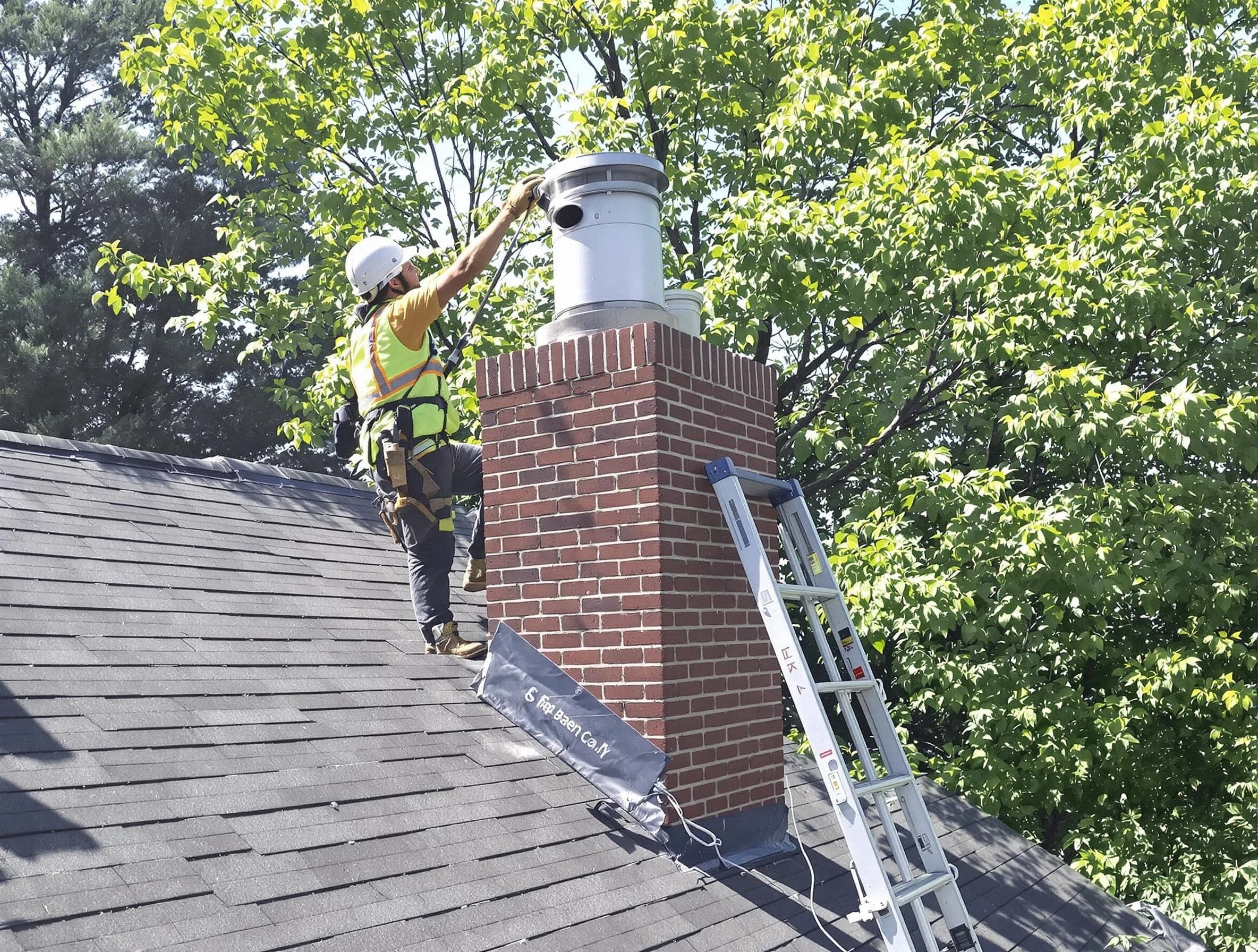 Chimney liner inspection by Salem Chimney Sweep in Salem, MA