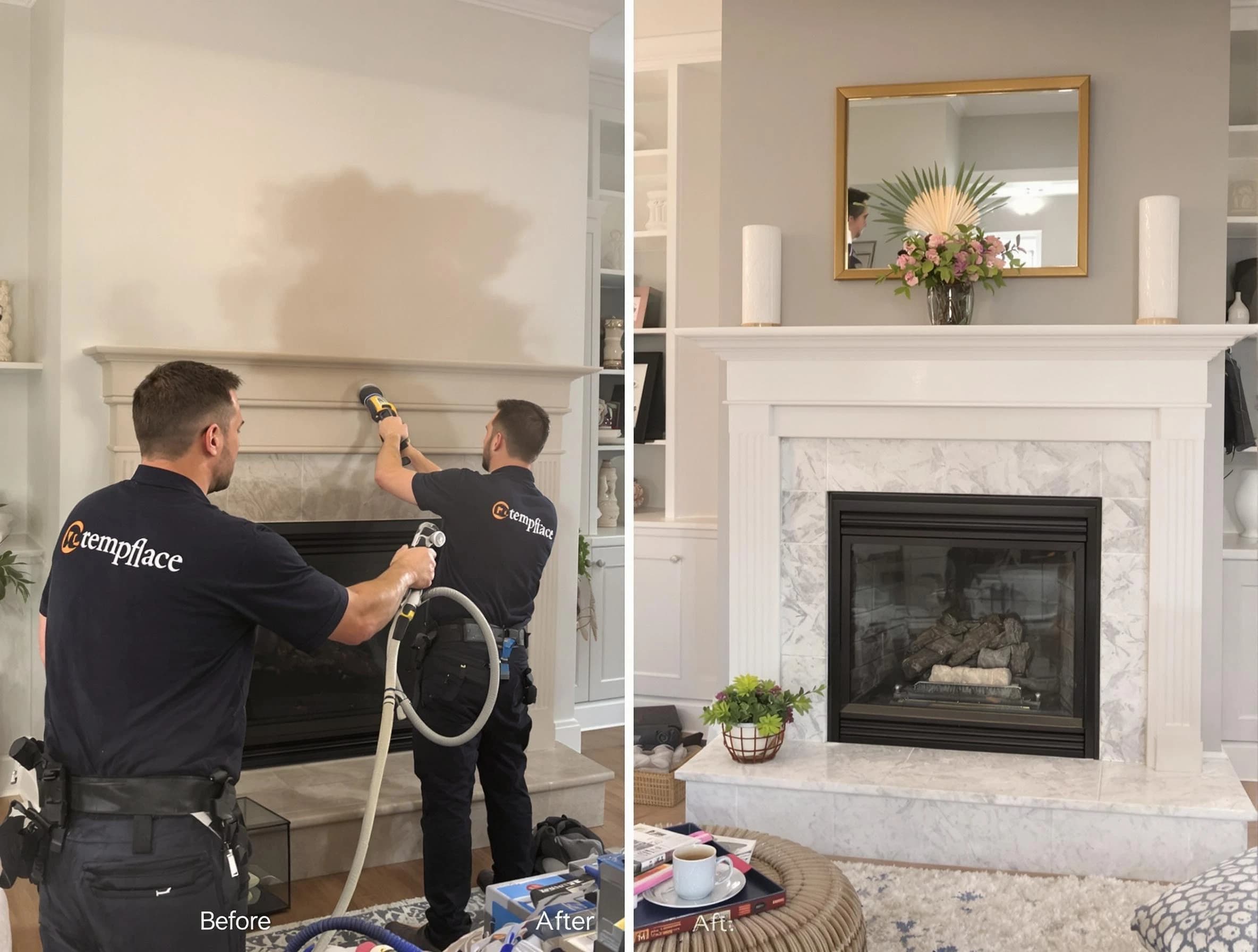 Professional soot removal by Salem Chimney Sweep team in Salem, MA