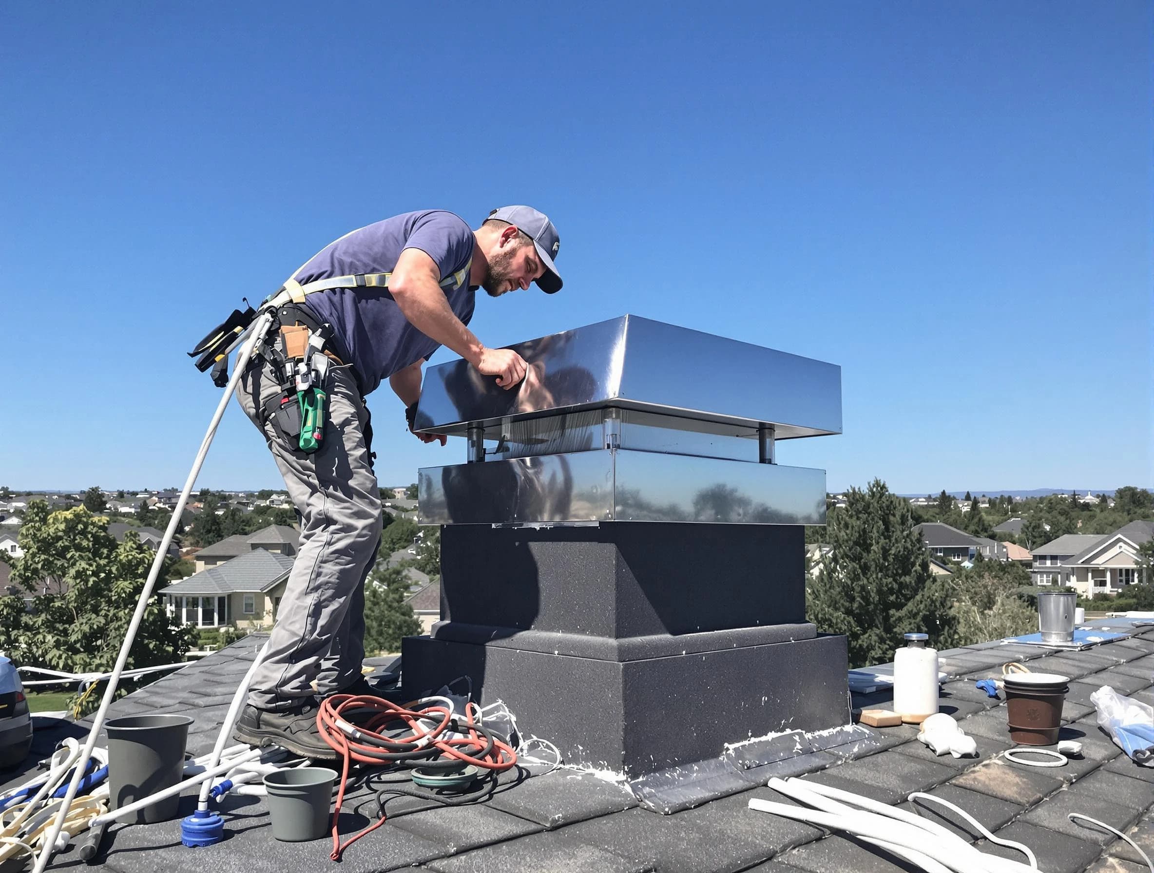 Chimney Cap Services service in Salem, MA