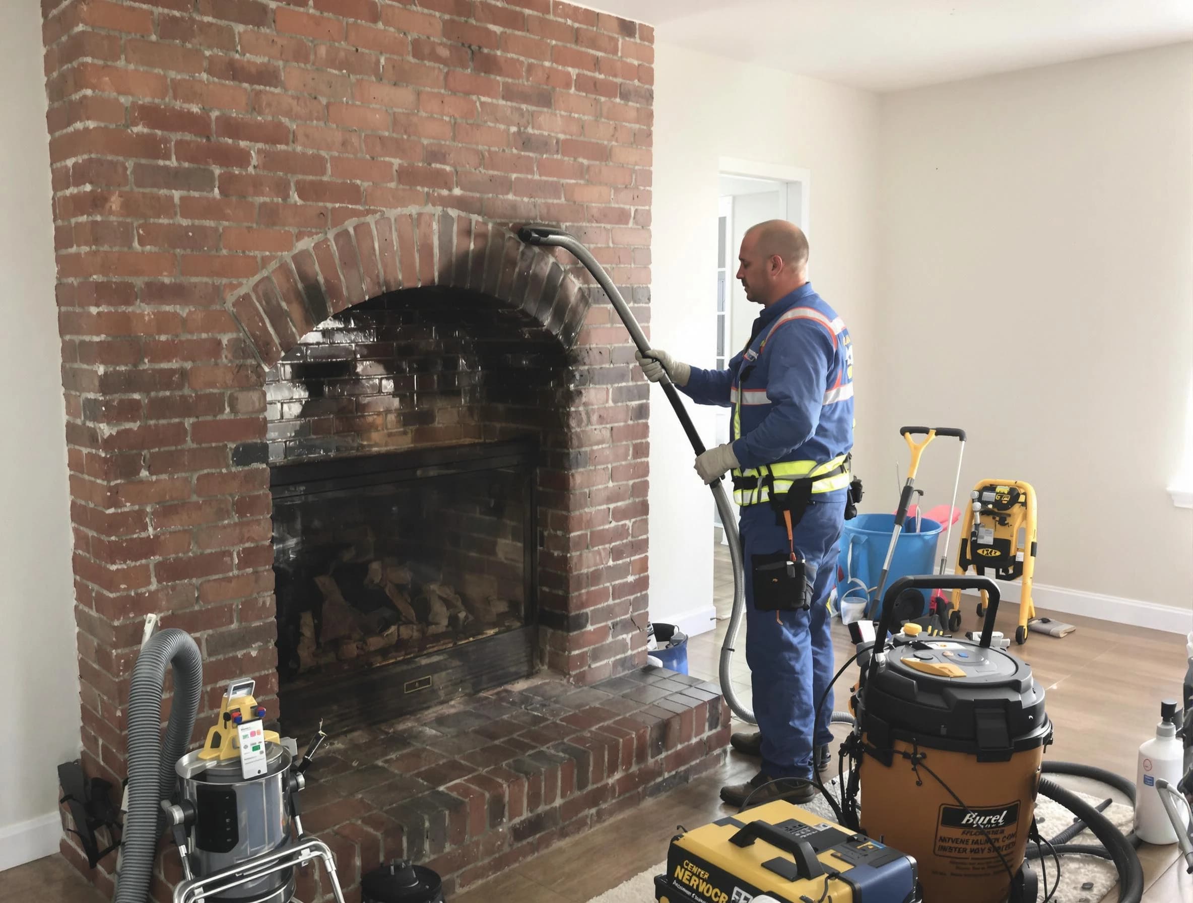 Salem Chimney Sweep expert performing detailed chimney sweep in Salem, MA