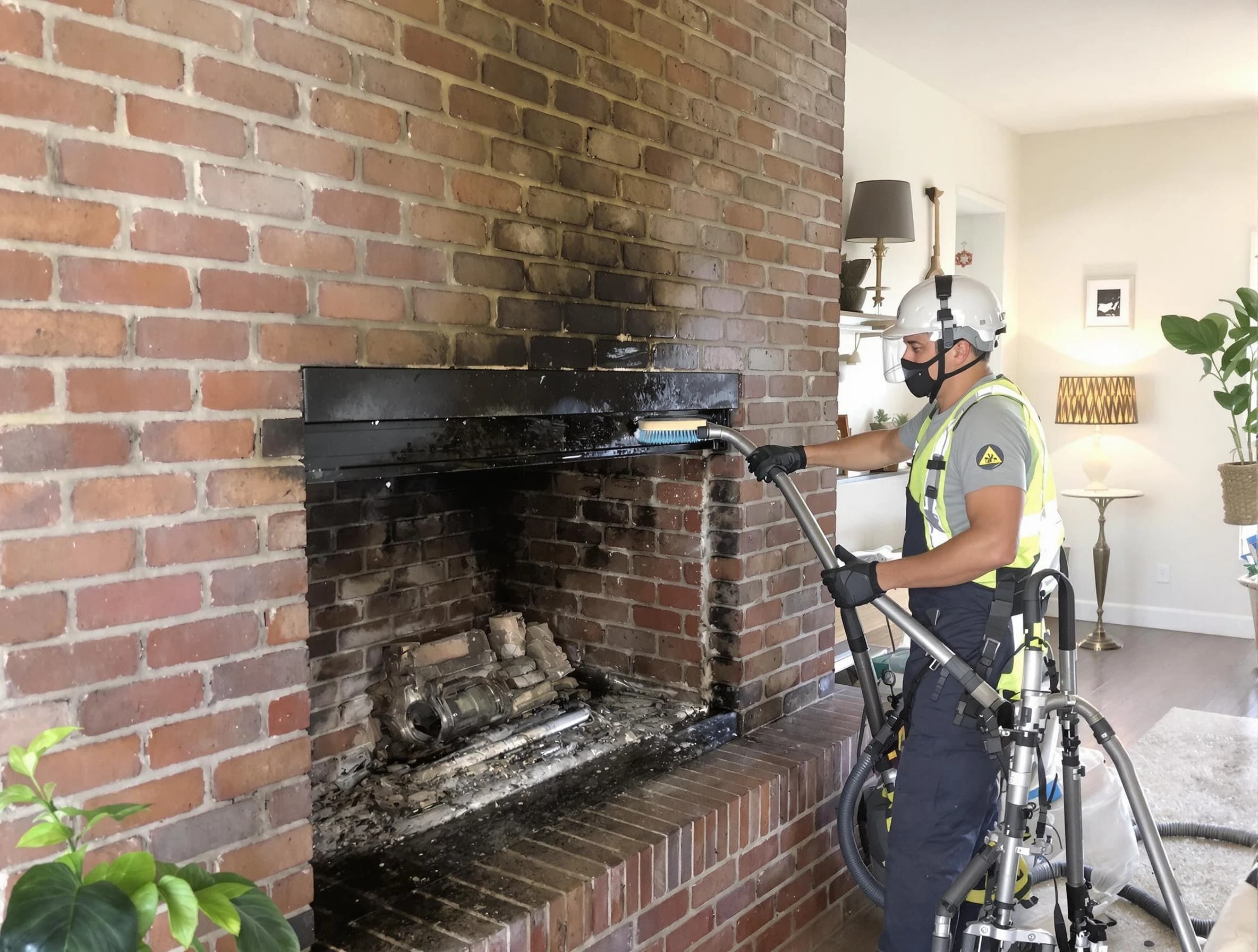 Salem Chimney Sweep providing fireplace cleaning services in Salem, MA
